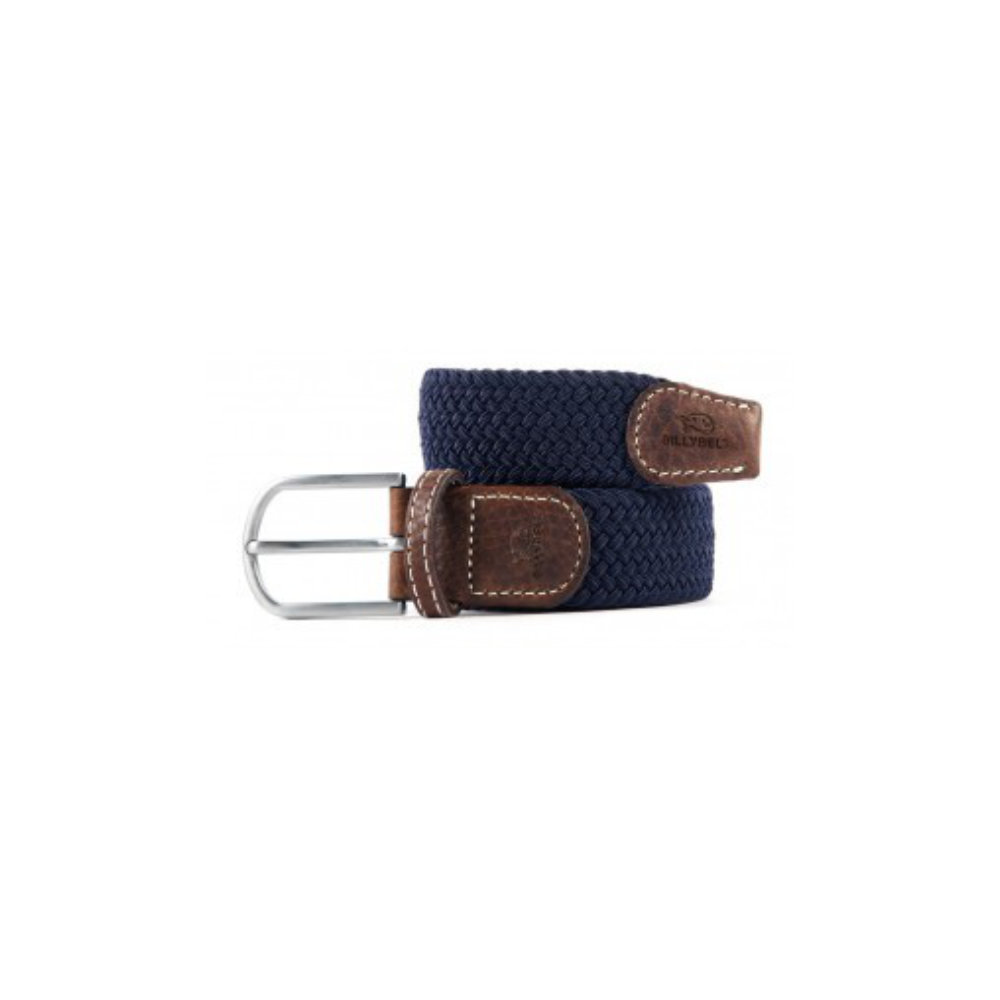 Billybelt - Ceinture tressée élastique - Bleu Marine - Taille 2