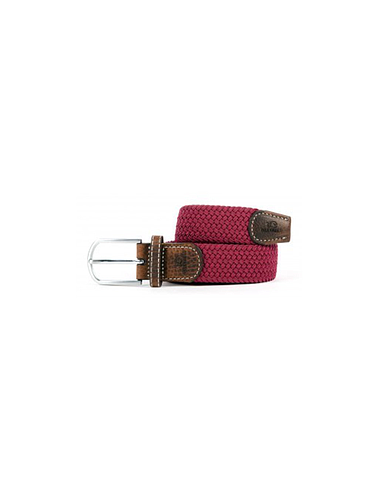 Billybelt - Elastic braided belt - Bordeaux - Size 1