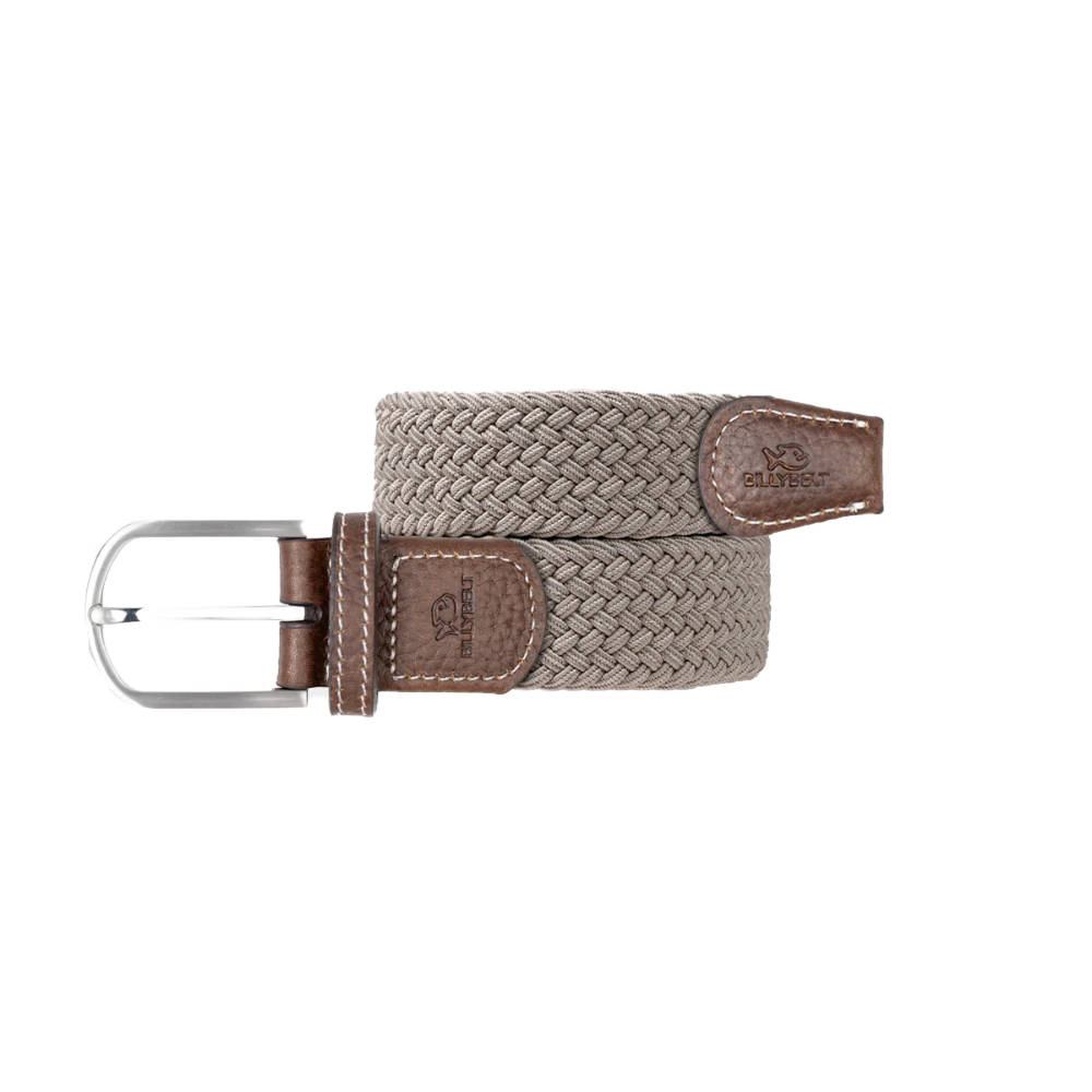 Billybelt - Ceinture tressée élastique - Beige Taupe - Taille 2