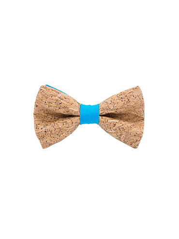 Jaggs - Kurk vlinderdasje "Merlot" - Turquoise ring