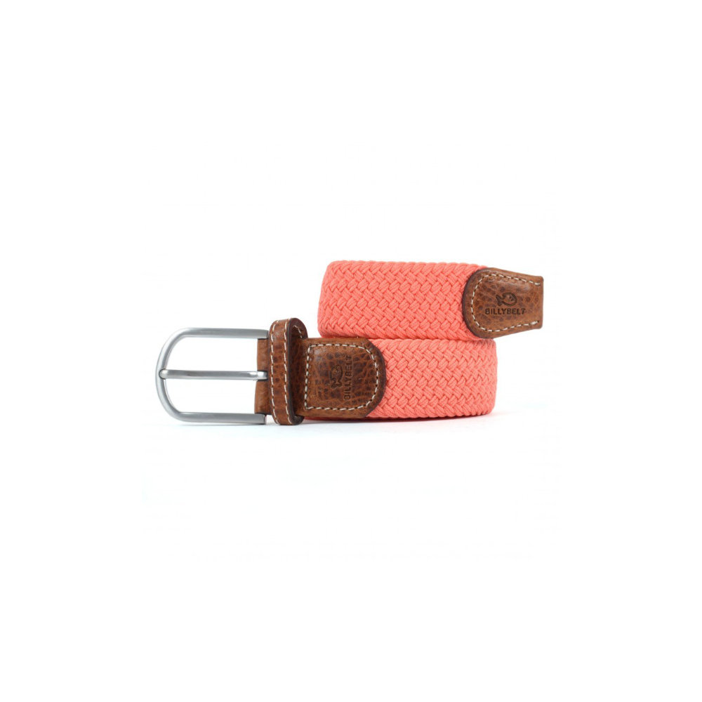 Billybelt - Ceinture tressée élastique - Corail - Taille 2