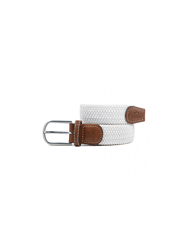 Billybelt - Ceinture tressée élastique - Blanc Coco - Taille 2
