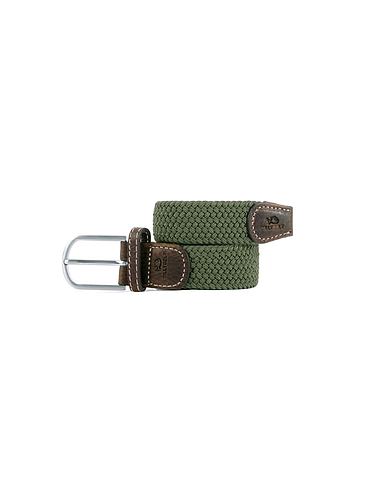 Billybelt - Elastic braided belt - Armed Green - Size 1