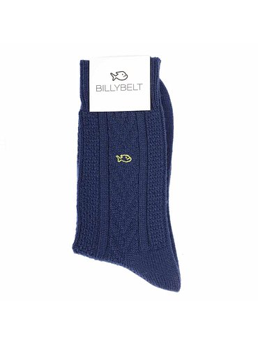 BillyBelt - Chaussettes laine de Mérinos - Bleu Marine