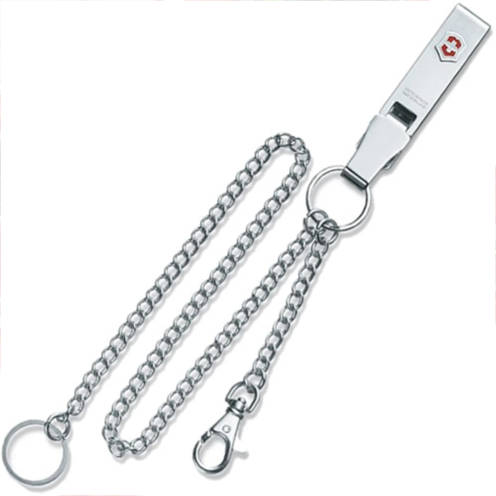 Victorinox - "Multiclip" Riemclip met 2 kettingen