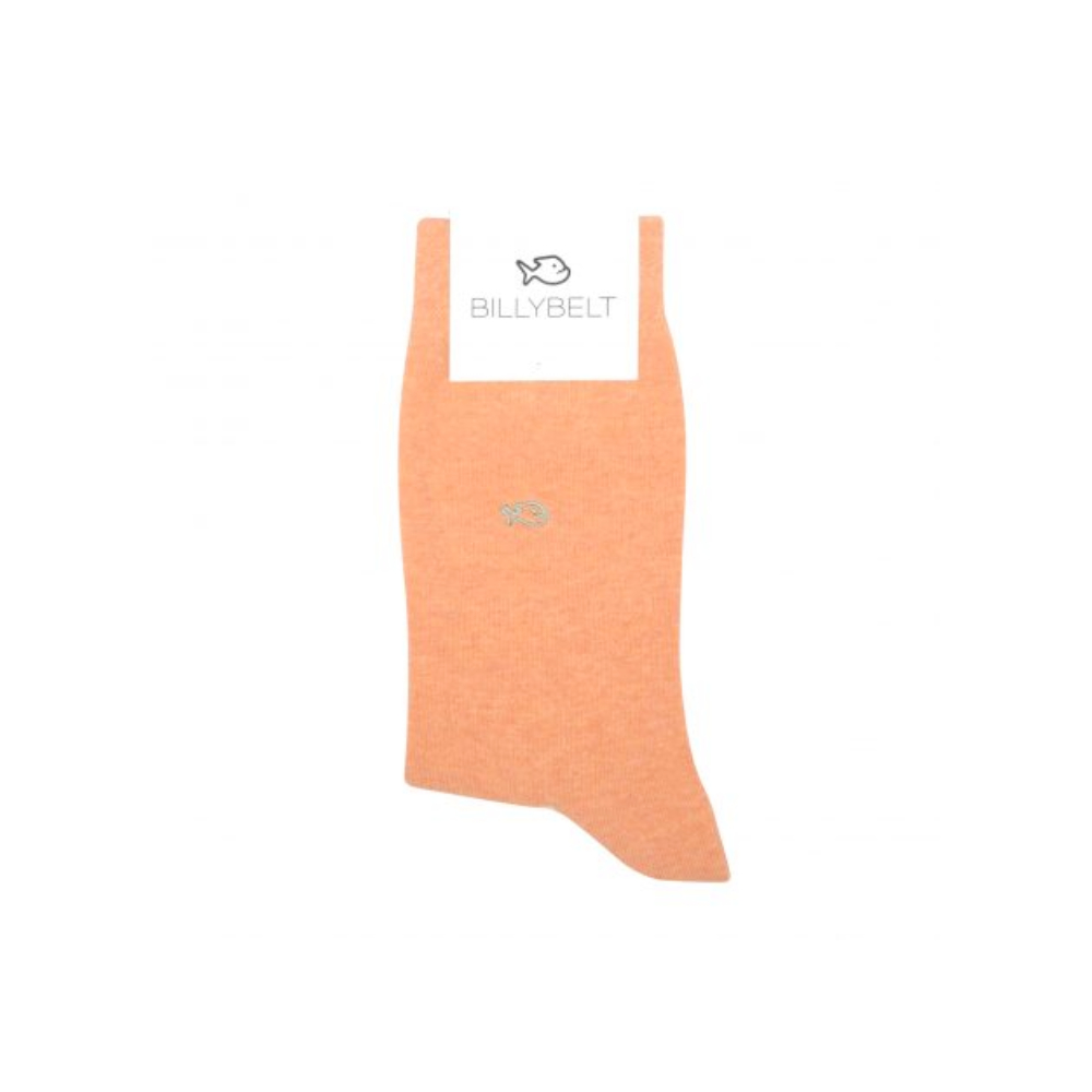 BillyBelt - Chaussettes Coton Unie - Oranger