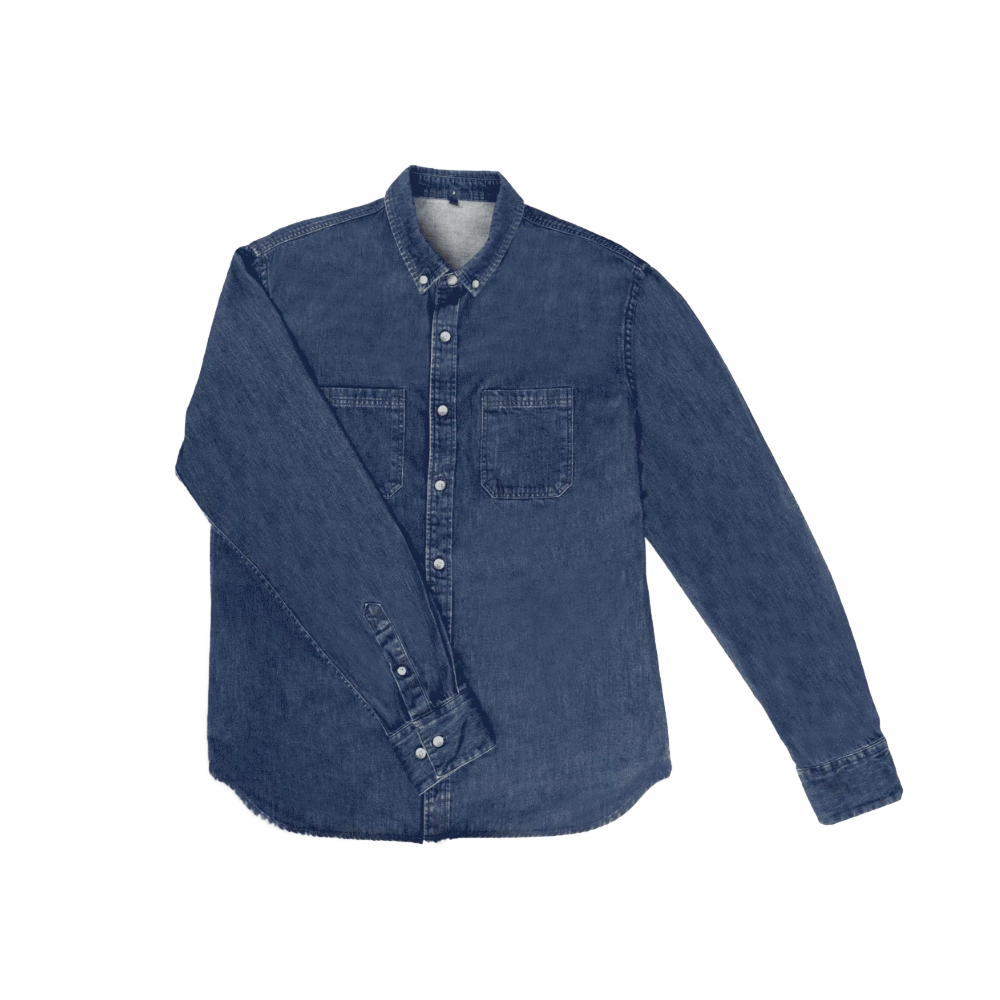 BillyBelt - Denim overhemd - 7,5 oz - Large