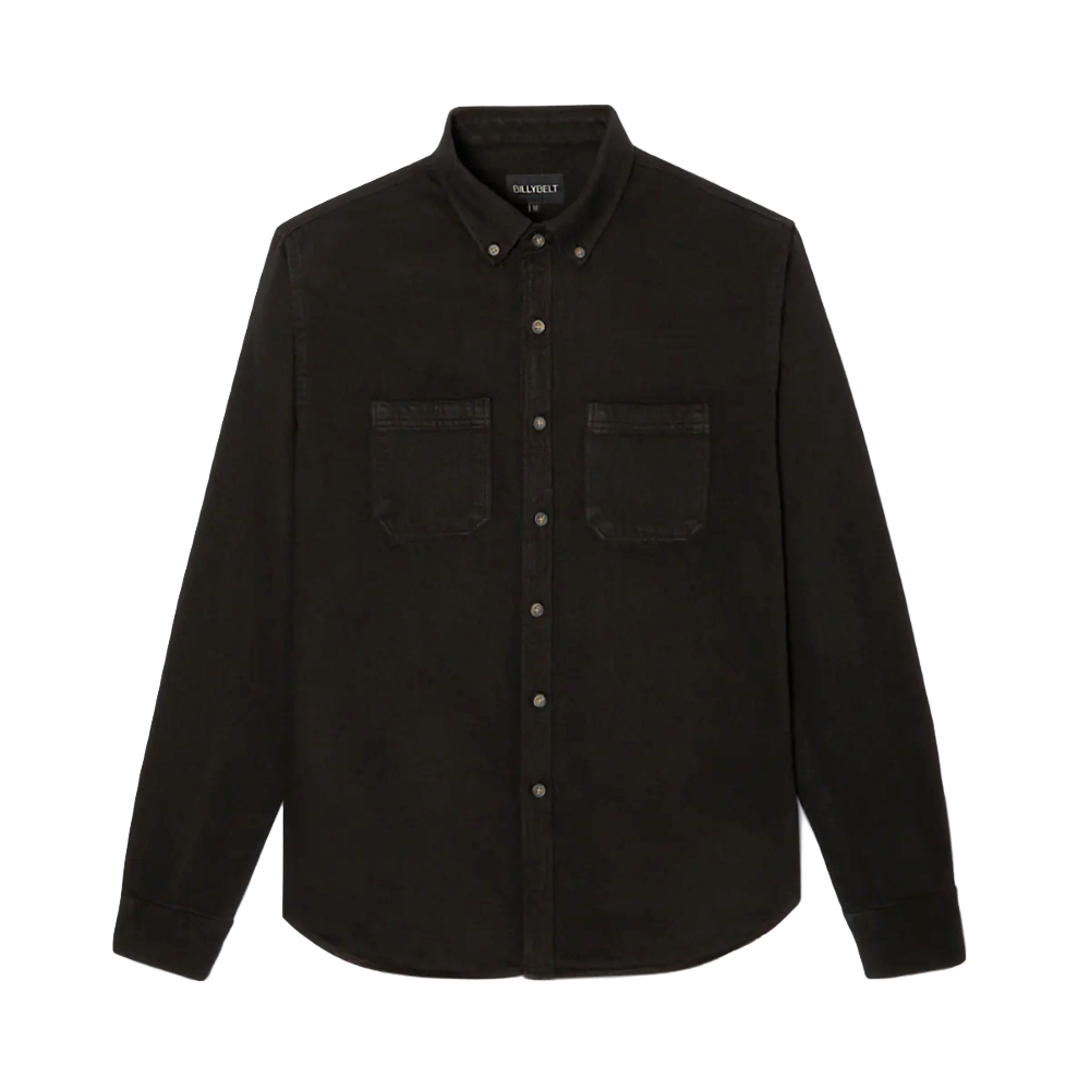BillyBelt - Black denim shirt - 7,5 oz - Large