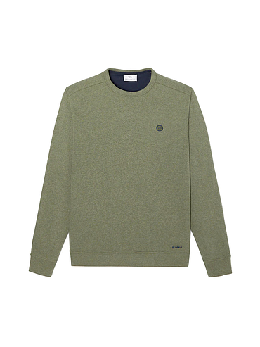 BillyBelt - Biokatoen Sweater 400 gr - Kaki Chiné - M