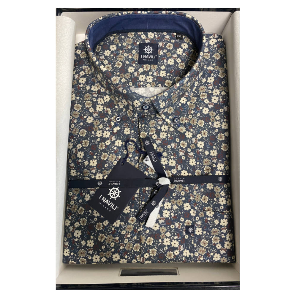 Navili - Chemise Lampedusa Bleu - 2XL
