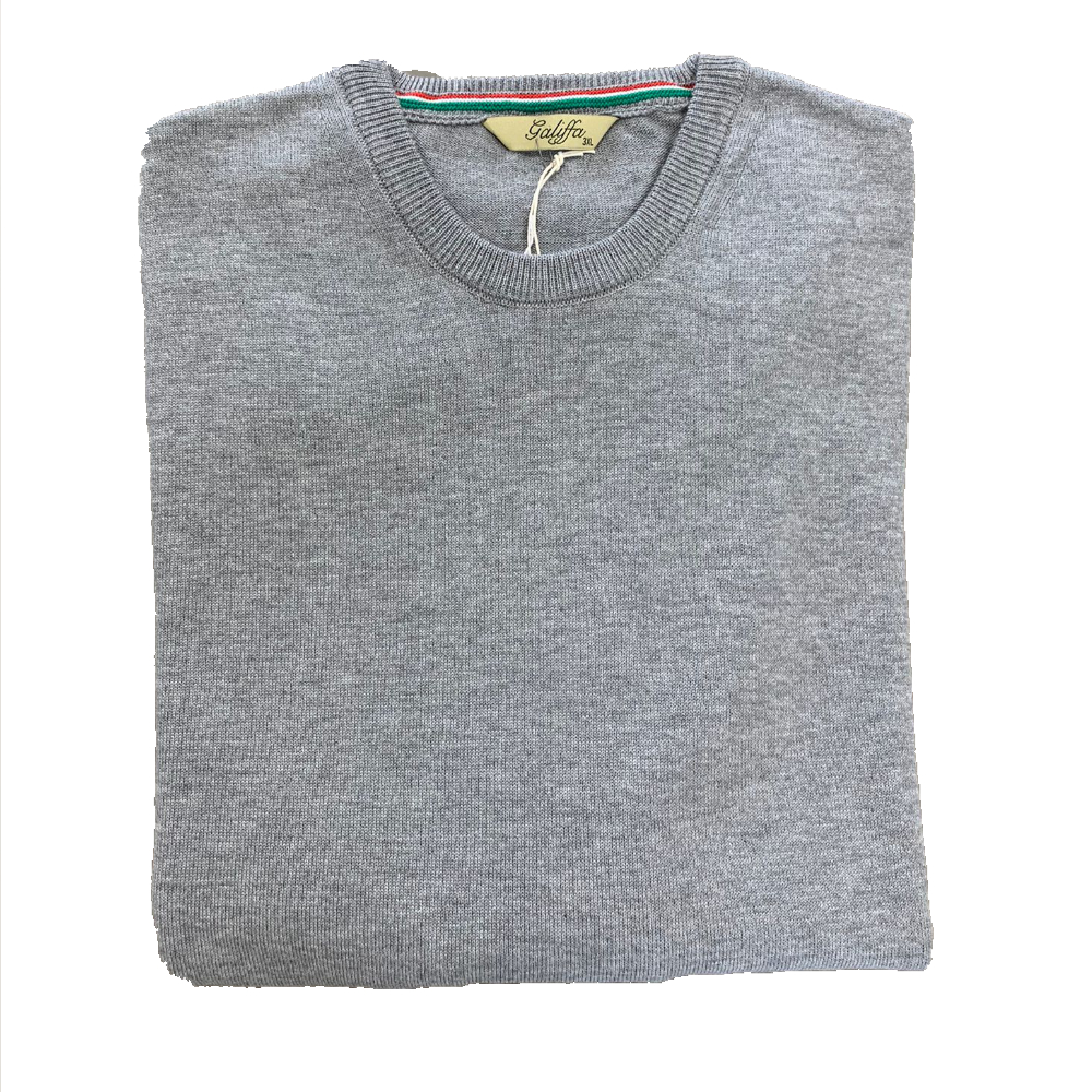 Galiffa - Grijs Springer - Ronde hals - XL