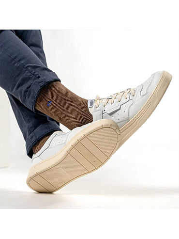 BillyBelt - Chaussettes rayées - Noisette