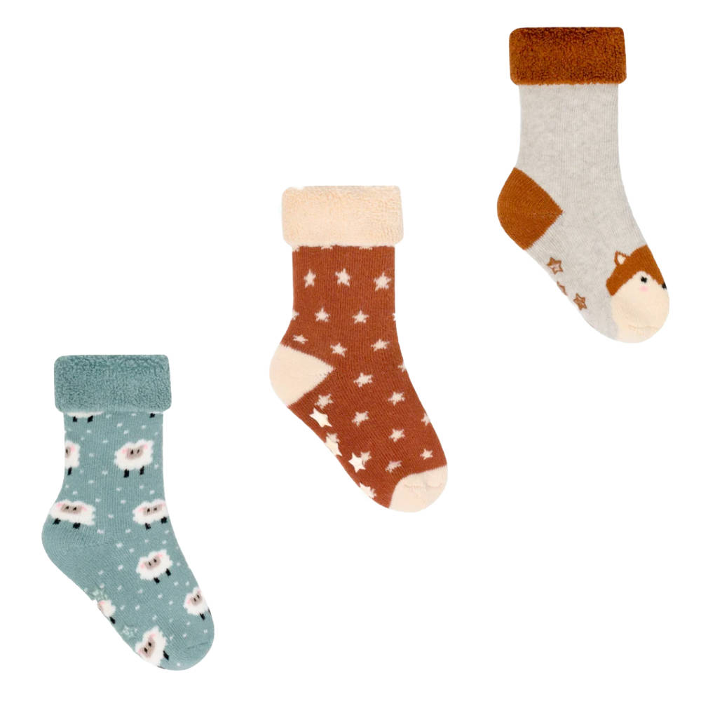 Cabaia - Set van 3 babysokjes - Autumn - 12/24 maanden