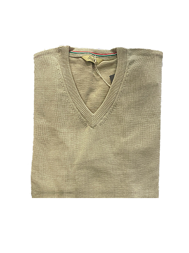 Galiffa - Beige jumper - V hals - 3XL