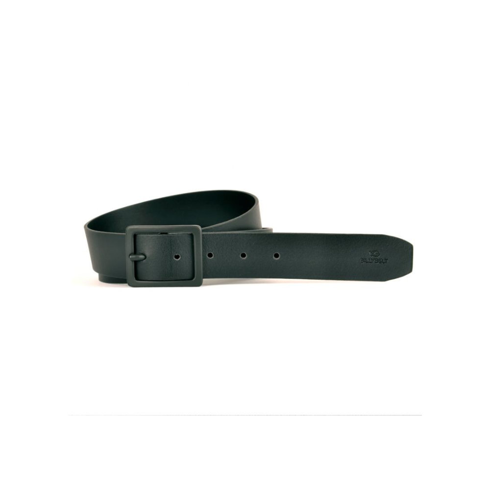 Billybelt - Leren riem - ruw effect - Zwart T 110