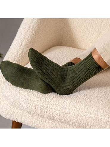BillyBelt - Chaussettes en laine - Vert Kaki
