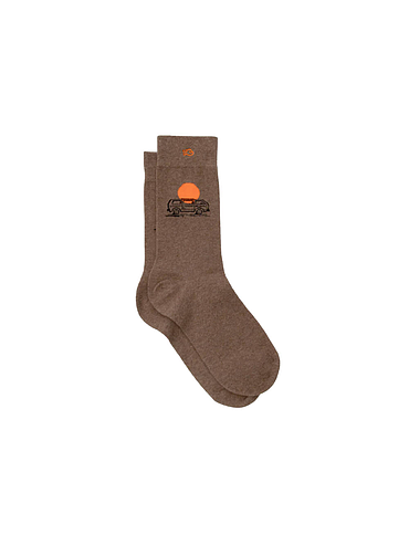 BillyBelt - Combed cotton patterned socks - Van Trip