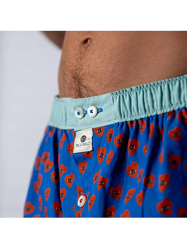 BillyBelt - Biologisch katoenen boxershorts - Pink Lady - Maat XL