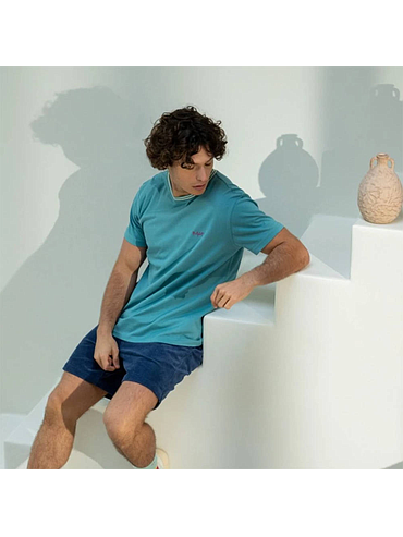 BillyBelt - Tee-Shirt Vert Vintage - Taille S