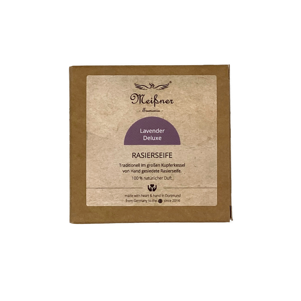 Meissner - Shaving Soap - Lavender de Luxe - Carton - 95g
