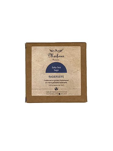 Meissner - Shaving Soap - Salty sea Sage - Carton - 95g