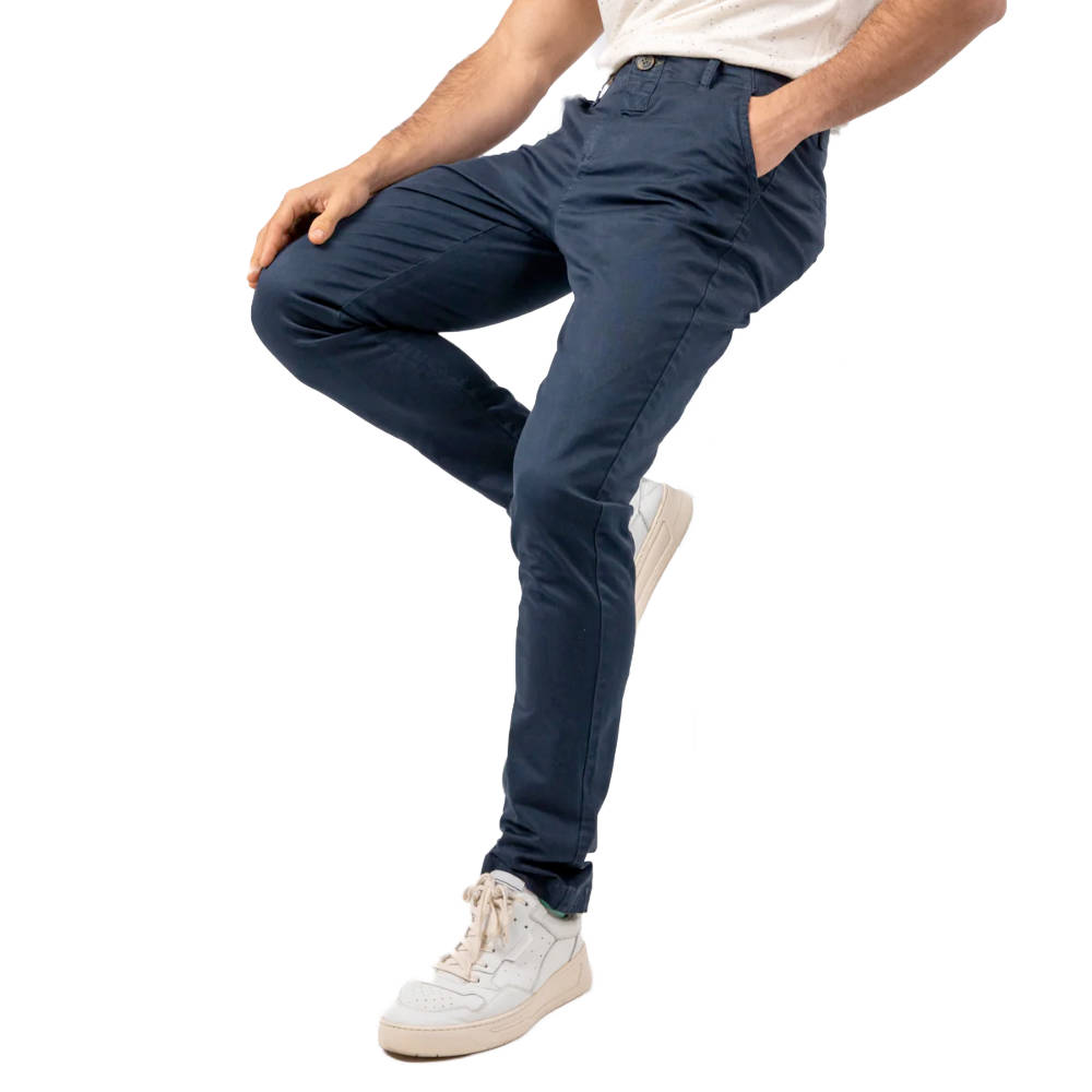 BillyBelt - Pantalon Chino Bleu Marine - 42