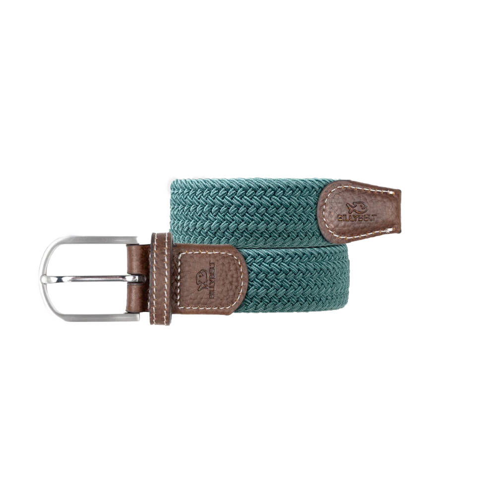Billybelt - Ceinture tressée élastique - Pin vert - Taille 2