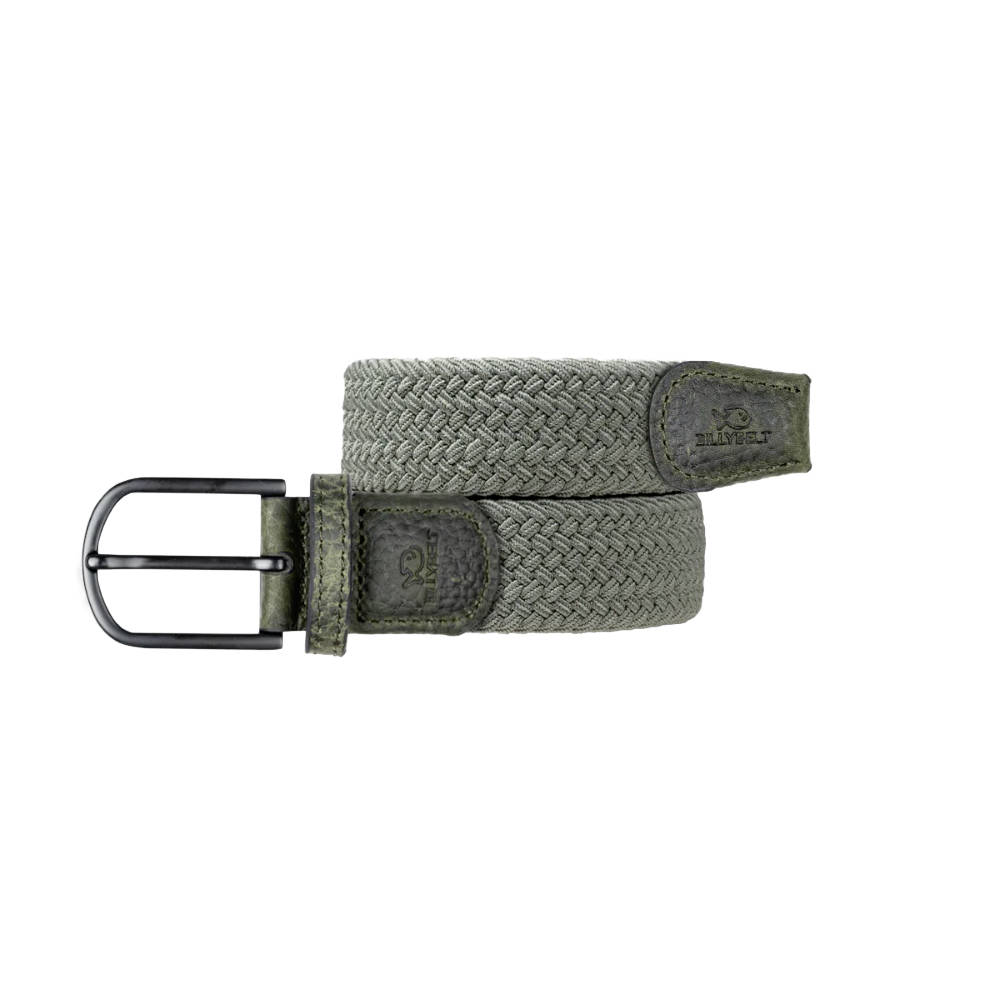 Billybelt - Ceinture tressée élastique - Dark forest - Taille 2