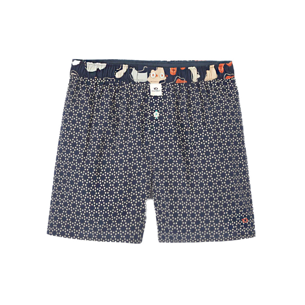 BillyBelt - Biologisch katoenen boxershorts - Dots circle - Maat M