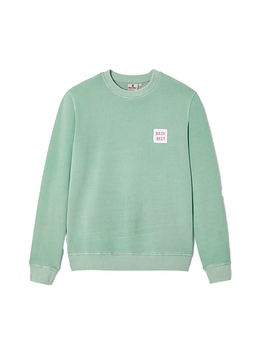 BillyBelt - Biokatoen Sweater 400 gr - Vert d'eau - 2XL