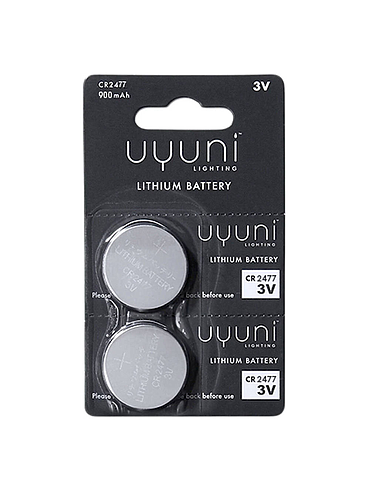 Uyuni - CR2477 Battery - 3v/1000mAh (2-pack)